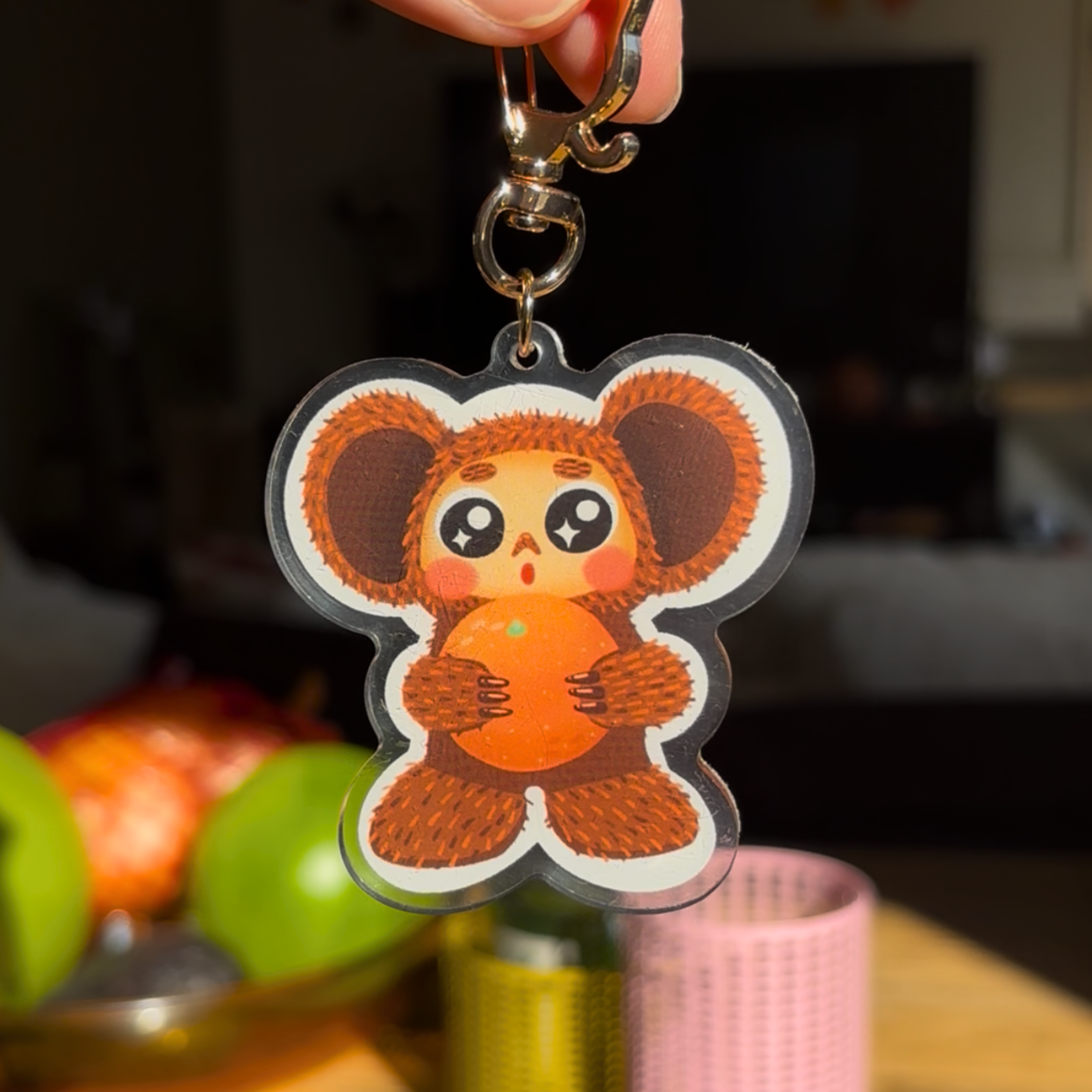 Cheburashka Keychain