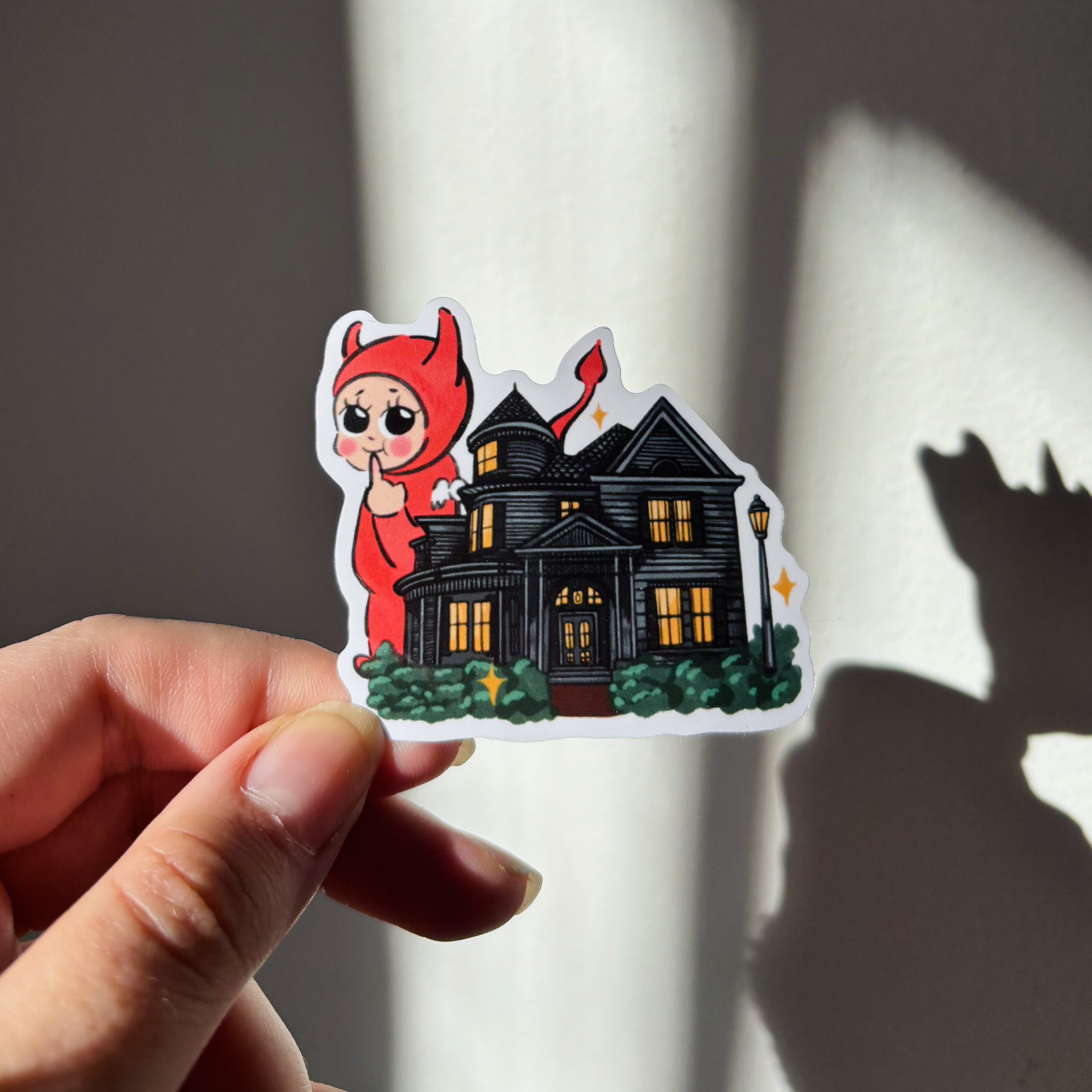 Devil Kewpie Sticker