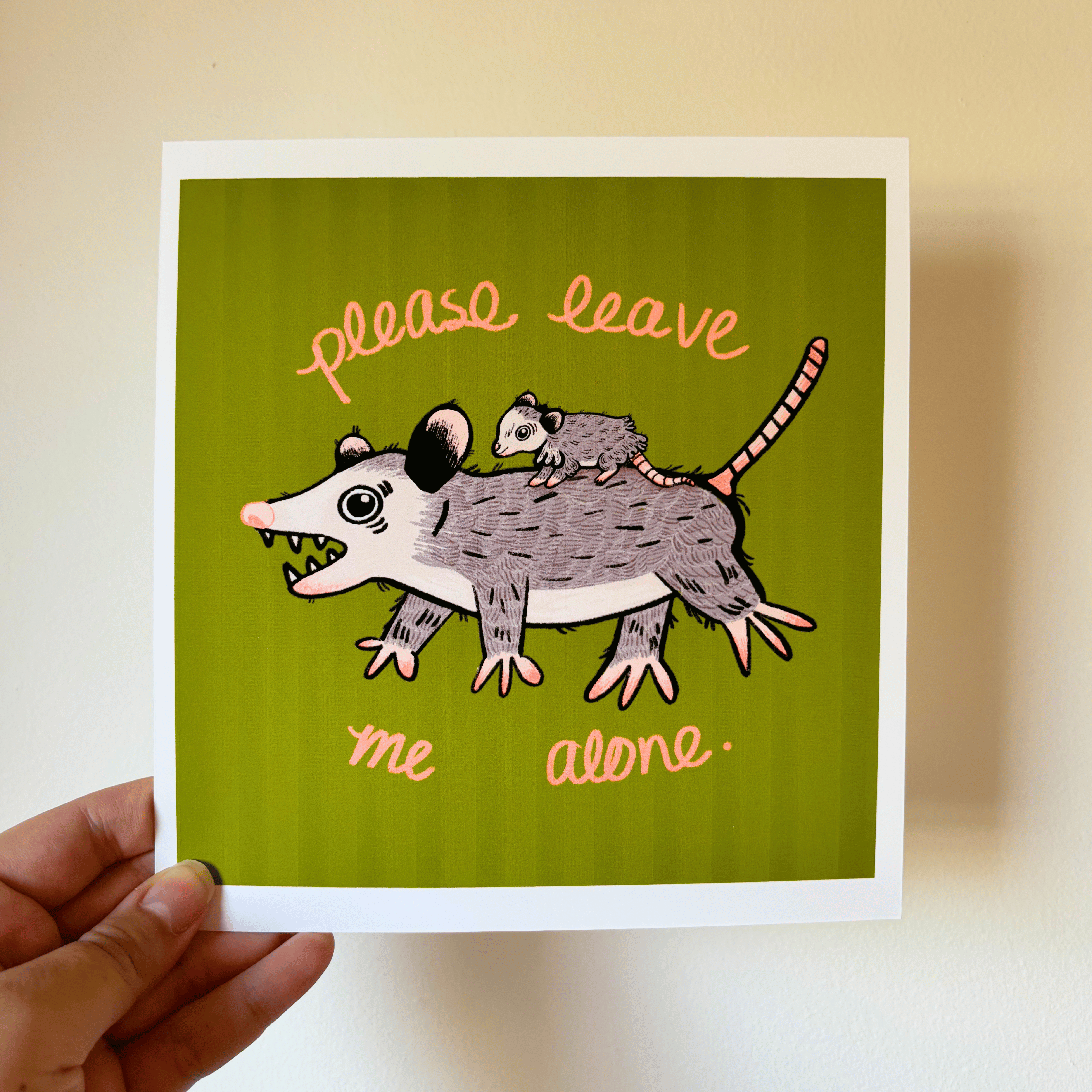 Leave Me Alone Print